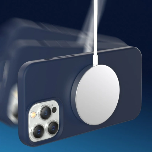Kup Etui Kingxbar PQY Szilikon MagSafe Apple iPhone 13 Pro Max fekete - KGX415 - {ean13} - Sklep Home Screen