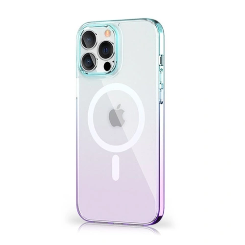 Kup Etui Kingxbar PQY Gradient MagSafe Apple iPhone 13 Pro violet-albastru - KGX429 - {ean13} - Sklep Home Screen