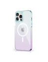 Etui Kingxbar PQY Gradient MagSafe Apple iPhone 13 Pro fioletowo-niebieski