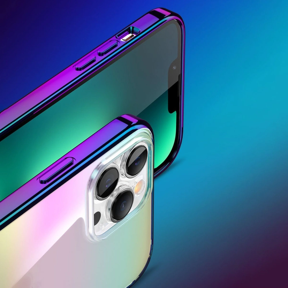 Etui Kingxbar PQY Nebula MagSafe Apple iPhone 13 Pro biały