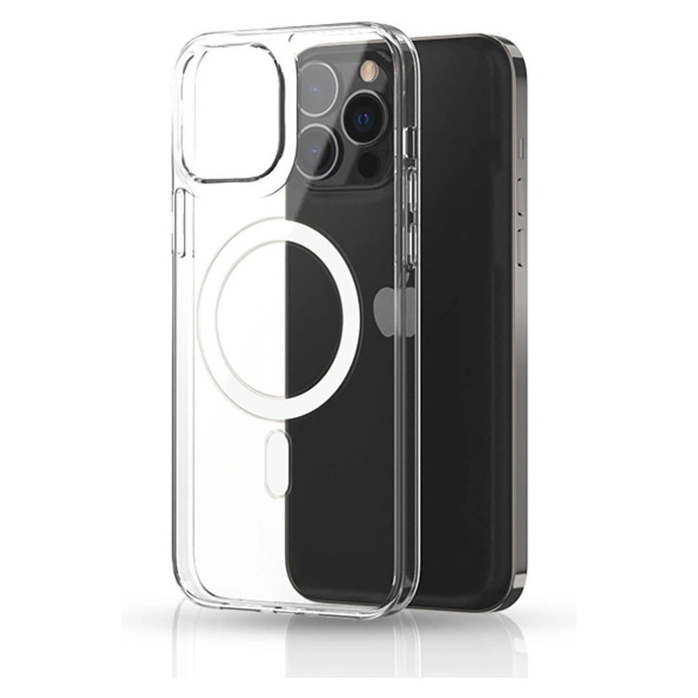 Etui Kingxbar PQY Crystal MagSafe Apple iPhone 13 Pro Max przezroczysty