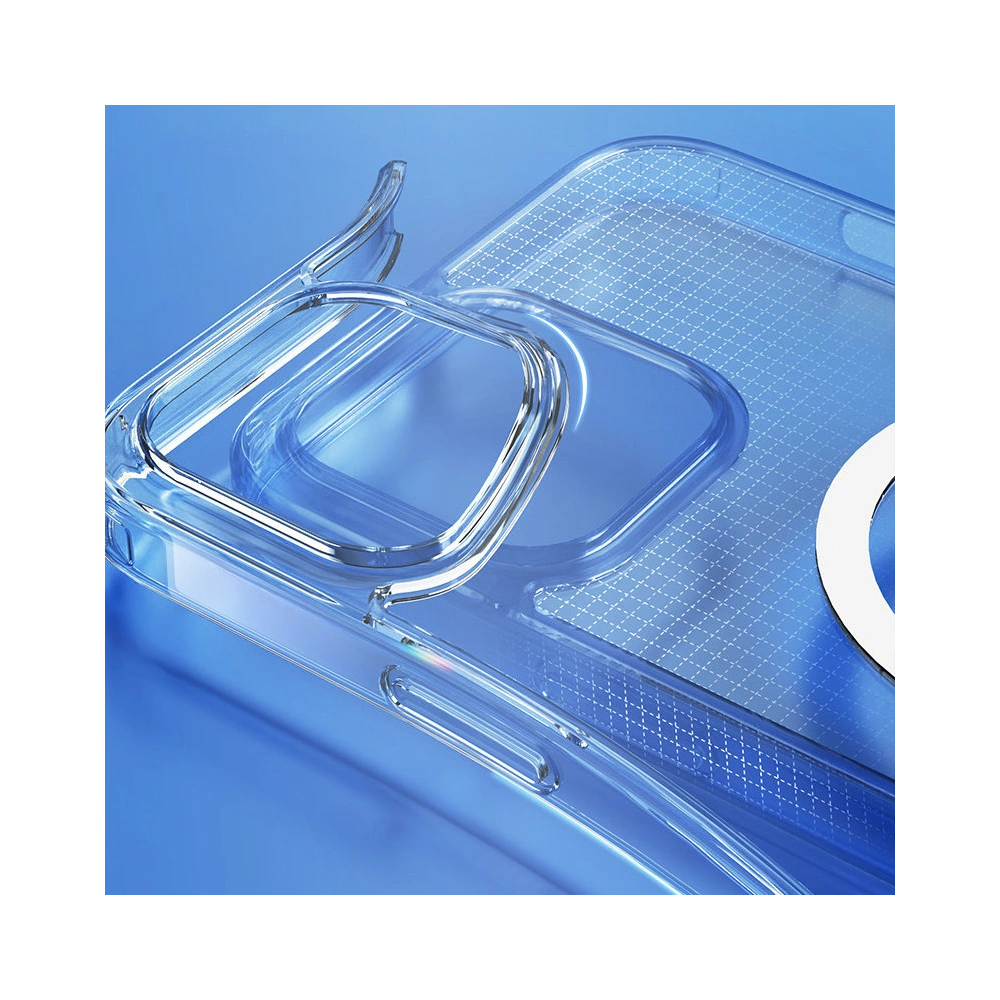 Etui Kingxbar PQY Crystal MagSafe Apple iPhone 13 Pro Max przezroczysty