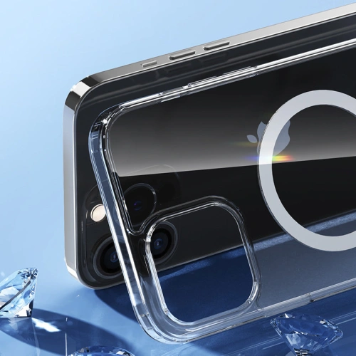 Kup Case Kingxbar PQY Crystal MagSafe Apple iPhone 13 Pro Max transparent - KGX443 - {ean13} - Sklep Home Screen