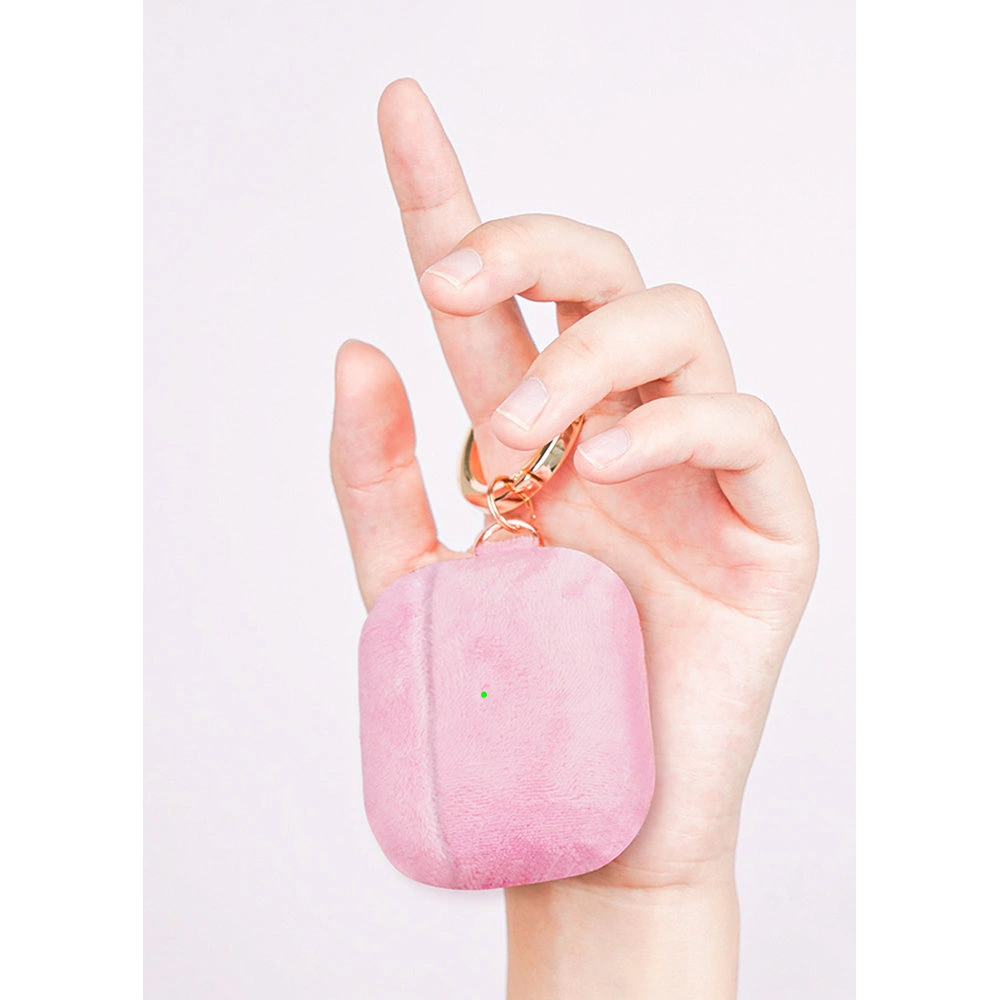 Etui Kingxbar Plush Pods Apple AirPods 3 różowy