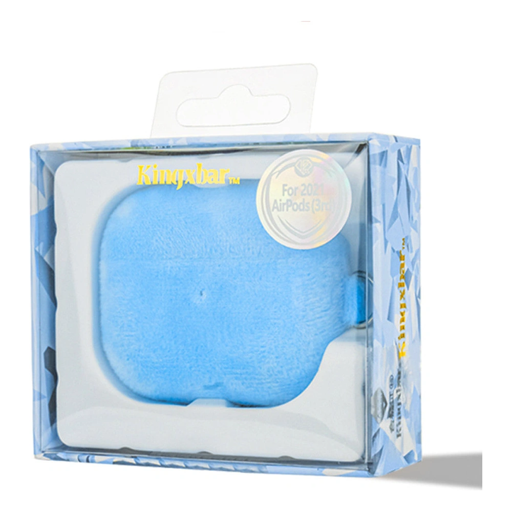 Etui Kingxbar Plush Pods Apple AirPods 3 różowy