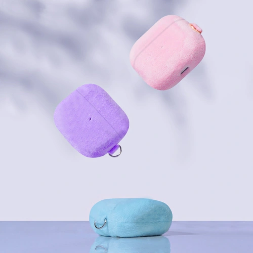 Kup Etui Kingxbar Plush Pods Apple AirPods 3 růžové - KGX446 - {ean13} - Sklep Home Screen