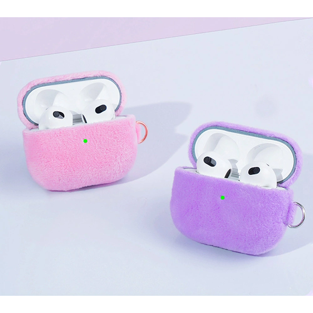 Etui Kingxbar Plush Pods Apple AirPods 3 różowy