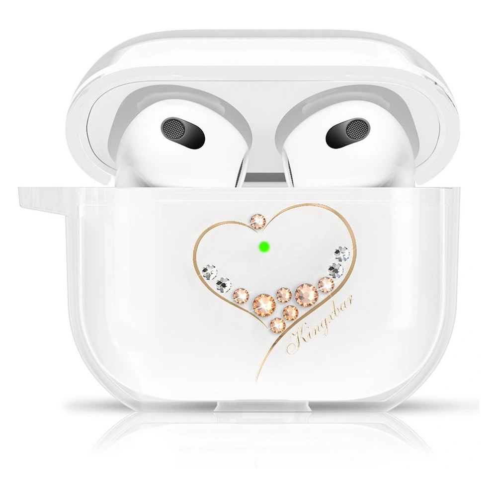 Etui Kingxbar Wish Pods Swarovski Apple AirPods 3 złoty