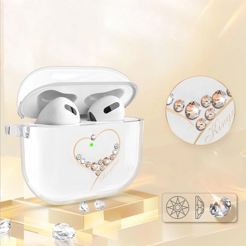 Kup Etui Kingxbar Wish Pods Swarovski Apple AirPods 3 arany - KGX450 - {ean13} - Sklep Home Screen
