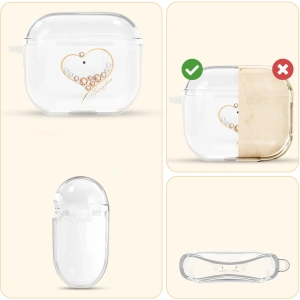 Kingxbar Wish Pods Swarovski Apple AirPods 3 gold