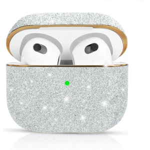 Kup Etui Kingxbar Bling Pods Apple AirPods 3 srebrny - KGX451 - {ean13} - Sklep Home Screen