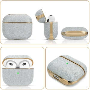 Kup Etui Kingxbar Bling Pods Apple AirPods 3 srebrny - KGX451 - {ean13} - Sklep Home Screen