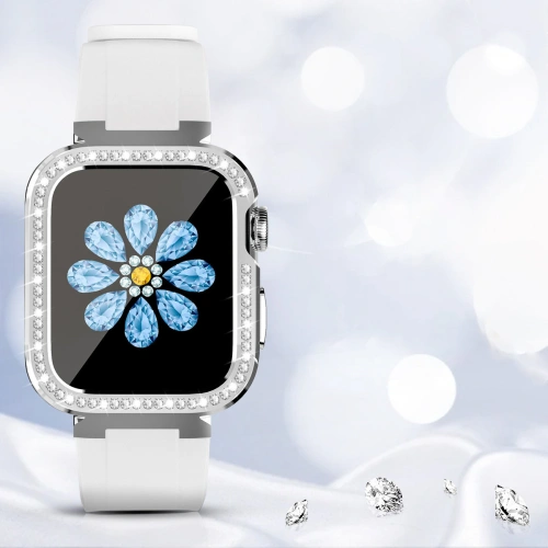 Kup Kingxbar Hvězdný Apple Watch 4/5/6/7/8/SE 40/41mm bílý průhledný - KGX456 - {ean13} - Sklep Home Screen
