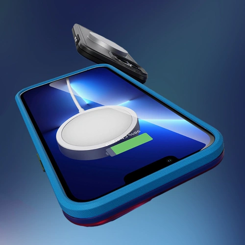 Kup Etui Kingxbar PQY Fluoreszcens MagSafe Apple iPhone 13 Pro Max piros - KGX459 - {ean13} - Sklep Home Screen