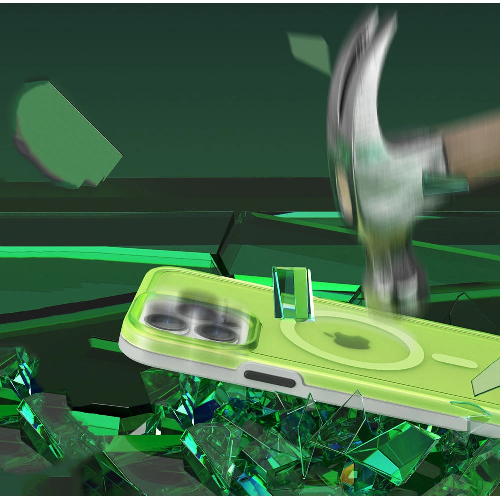 Etui Kingxbar PQY Fluorescence MagSafe Apple iPhone 13 Pro Max czarny