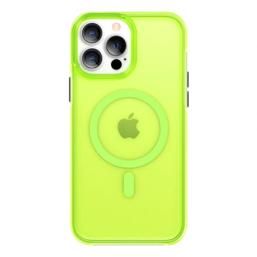 Kup Etui Kingxbar PQY Fluorescence MagSafe Apple iPhone 13 Pro verde - KGX464 - {ean13} - Sklep Home Screen