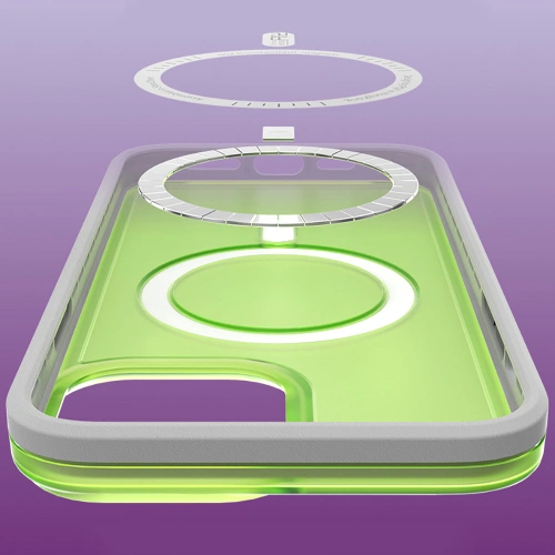 Kup Etui Kingxbar PQY Fluorescence MagSafe Apple iPhone 13 Pro verde - KGX464 - {ean13} - Sklep Home Screen