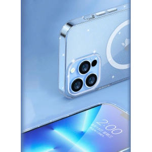 Etui Kingxbar PQY Elegant MagSafe Apple iPhone 13 tęczowy