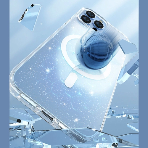 Kup Case Kingxbar PQY Elegant MagSafe Apple iPhone 13 Pro Max weiß - KGX473 - {ean13} - Sklep Home Screen