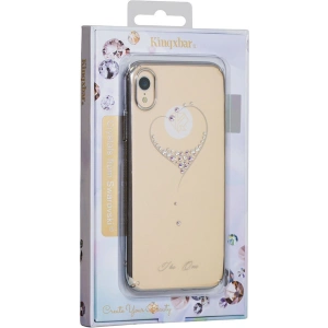 Etui Kingxbar Wish Swarovski Apple iPhone 13 złoty
