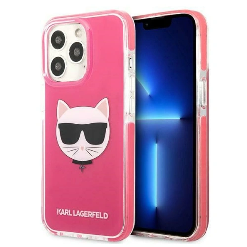 Kup Case Karl Lagerfeld KLHCP13LTPECPI Apple iPhone 13 Pro Hartschale fuchsia/fuschia Choupette Kopf - KLD1195 - {ean13} - Sklep Home Screen