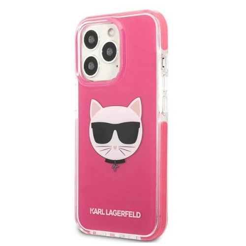 Kup Case Karl Lagerfeld KLHCP13LTPECPI Apple iPhone 13 Pro Hartschale fuchsia/fuschia Choupette Kopf - KLD1195 - {ean13} - Sklep Home Screen