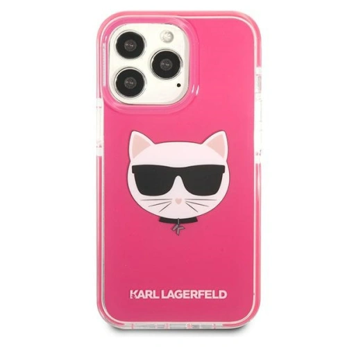Kup Case Karl Lagerfeld KLHCP13LTPECPI Apple iPhone 13 Pro Hartschale fuchsia/fuschia Choupette Kopf - KLD1195 - {ean13} - Sklep Home Screen