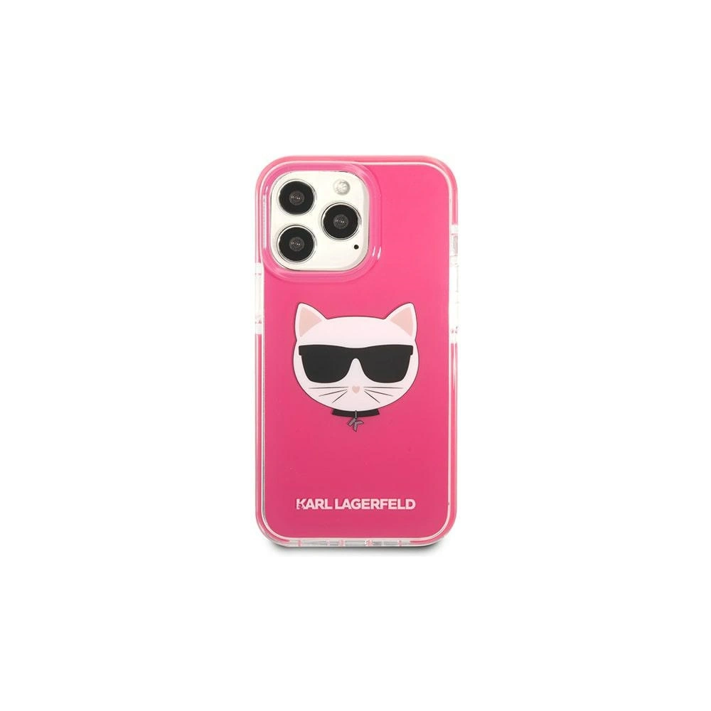 Etui Karl Lagerfeld KLHCP13LTPECPI Apple iPhone 13 Pro hardcase fuksja/fuschia Choupette Head