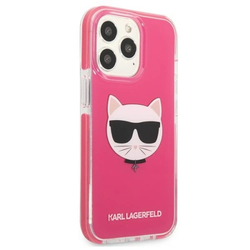 Kup Case Karl Lagerfeld KLHCP13LTPECPI Apple iPhone 13 Pro Hartschale fuchsia/fuschia Choupette Kopf - KLD1195 - {ean13} - Sklep Home Screen