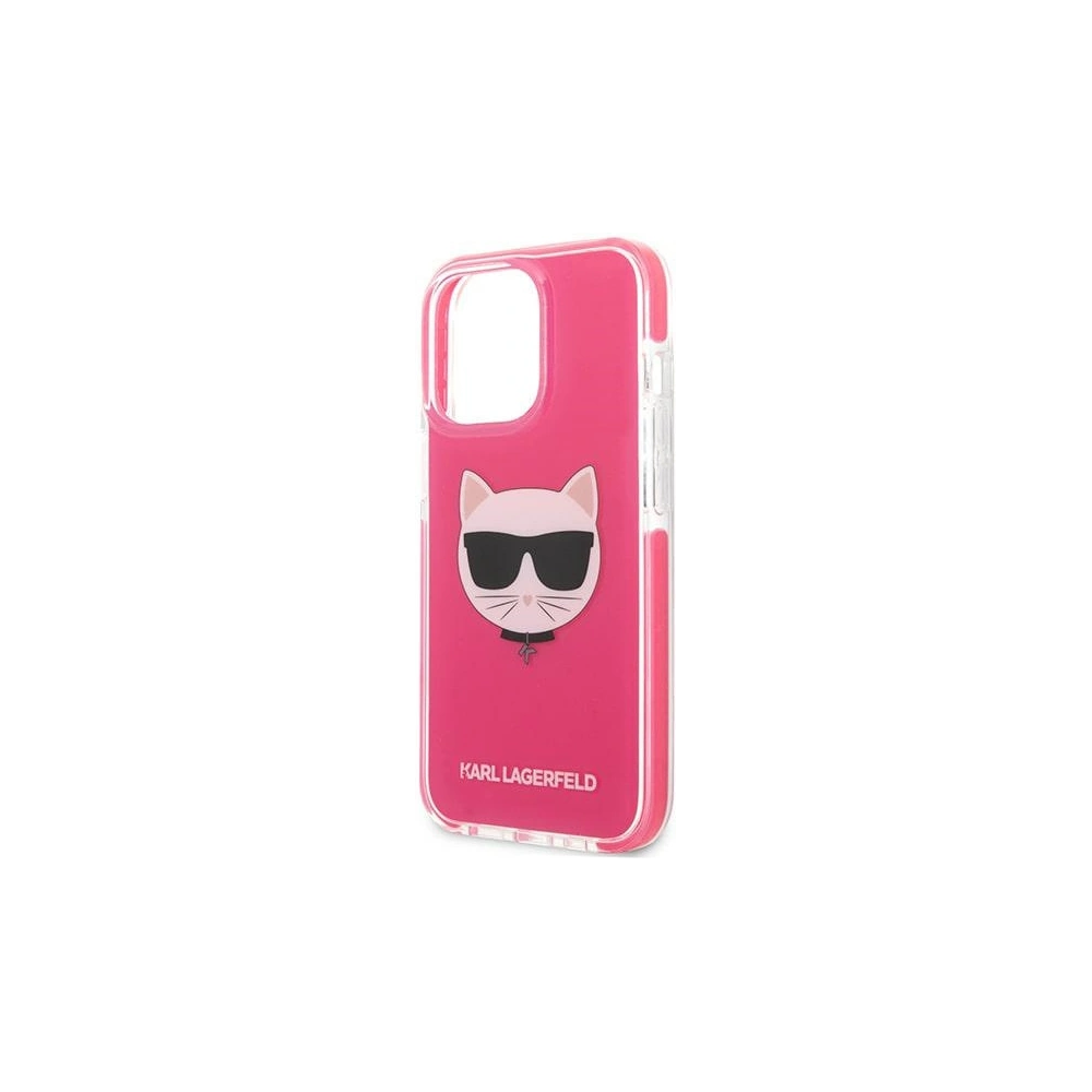 Etui Karl Lagerfeld KLHCP13LTPECPI Apple iPhone 13 Pro hardcase fuksja/fuschia Choupette Head