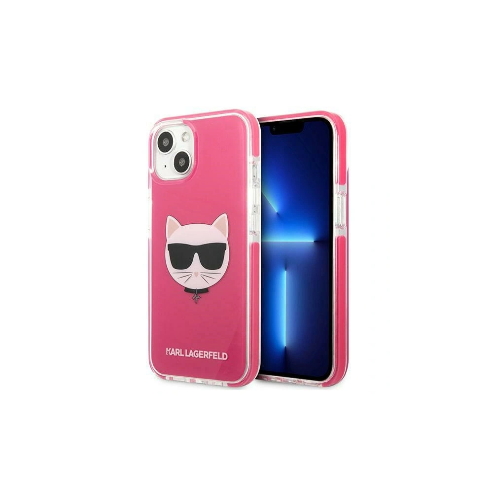 Etui Karl Lagerfeld KLHCP13MTPECPI Apple iPhone 13 hardcase fuksja/fuschia Choupette Head