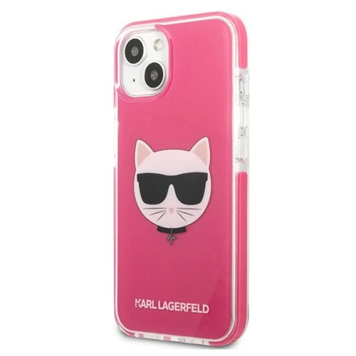 Kup Etui Karl Lagerfeld KLHCP13MTPECPI Apple iPhone 13 hardcase fucsia/fuchsie Choupette Head - KLD1196 - {ean13} - Sklep Home Screen