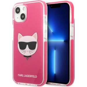 Kup Case Karl Lagerfeld KLHCP13STPECPI Apple iPhone 13 mini Hardcase Fuchsia/Fuchsie Choupette Kopf - KLD1197 - {ean13} - Sklep Home Screen