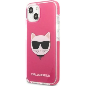 Kup Case Karl Lagerfeld KLHCP13STPECPI Apple iPhone 13 mini Hardcase Fuchsia/Fuchsie Choupette Kopf - KLD1197 - {ean13} - Sklep Home Screen