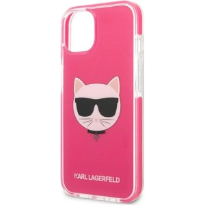 Kup Case Karl Lagerfeld KLHCP13STPECPI Apple iPhone 13 mini Hardcase Fuchsia/Fuchsie Choupette Kopf - KLD1197 - {ean13} - Sklep Home Screen