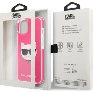 Kup Case Karl Lagerfeld KLHCP13STPECPI Apple iPhone 13 mini Hardcase Fuchsia/Fuchsie Choupette Kopf - KLD1197 - {ean13} - Sklep Home Screen