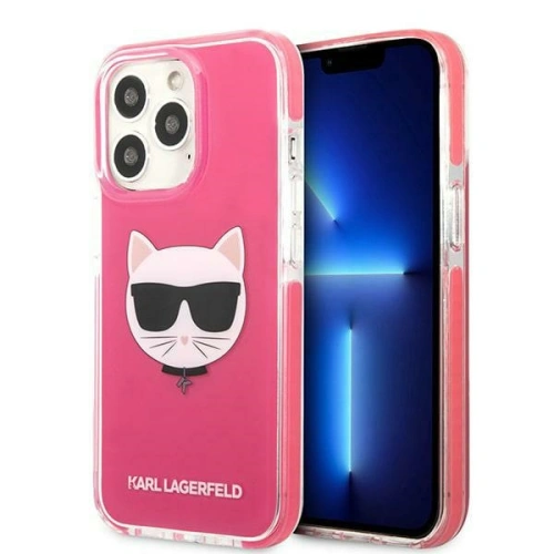 Kup Etui Karl Lagerfeld KLHCP13XTPECPI Apple iPhone 13 Pro Max hardcase fuchsie/fuchsie Choupette Head - KLD1198 - {ean13} - Sklep Home Screen