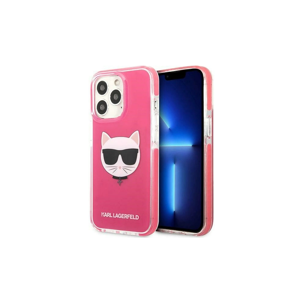 Etui Karl Lagerfeld KLHCP13XTPECPI Apple iPhone 13 Pro Max hardcase fuksja/fuschia Choupette Head