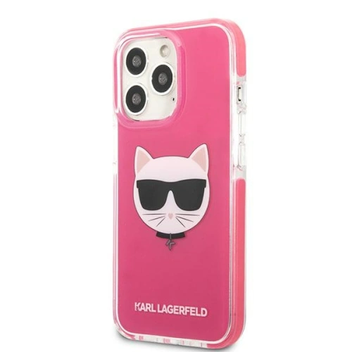 Kup Etui Karl Lagerfeld KLHCP13XTPECPI Apple iPhone 13 Pro Max hardcase fuchsie/fuchsie Choupette Head - KLD1198 - {ean13} - Sklep Home Screen
