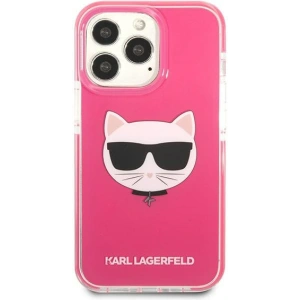 Buy Karl Lagerfeld KLHCP13XTPECPI Apple iPhone 13 Pro Max hardcase fuschia Choupette Head - KLD1198 - {ean13} - Home Screen Store Europe