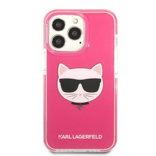 Kup Etui Karl Lagerfeld KLHCP13XTPECPI Apple iPhone 13 Pro Max hardcase fuchsie/fuchsie Choupette Head - KLD1198 - {ean13} - Sklep Home Screen