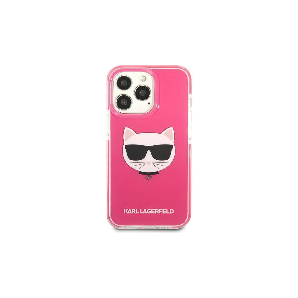 Etui Karl Lagerfeld KLHCP13XTPECPI Apple iPhone 13 Pro Max hardcase fuksja/fuschia Choupette Head