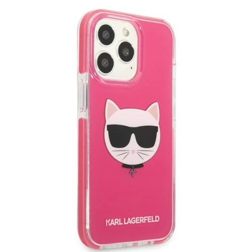 Kup Etui Karl Lagerfeld KLHCP13XTPECPI Apple iPhone 13 Pro Max hardcase fuchsie/fuchsie Choupette Head - KLD1198 - {ean13} - Sklep Home Screen