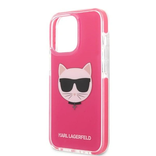 Kup Etui Karl Lagerfeld KLHCP13XTPECPI Apple iPhone 13 Pro Max hardcase fuchsie/fuchsie Choupette Head - KLD1198 - {ean13} - Sklep Home Screen