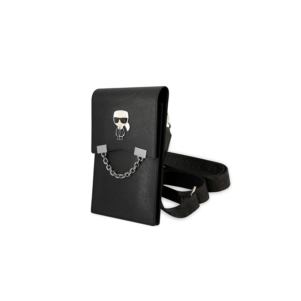 Torebka Karl Lagerfeld KLWBSAIPCK czarny/black Ikonik Karl Chain