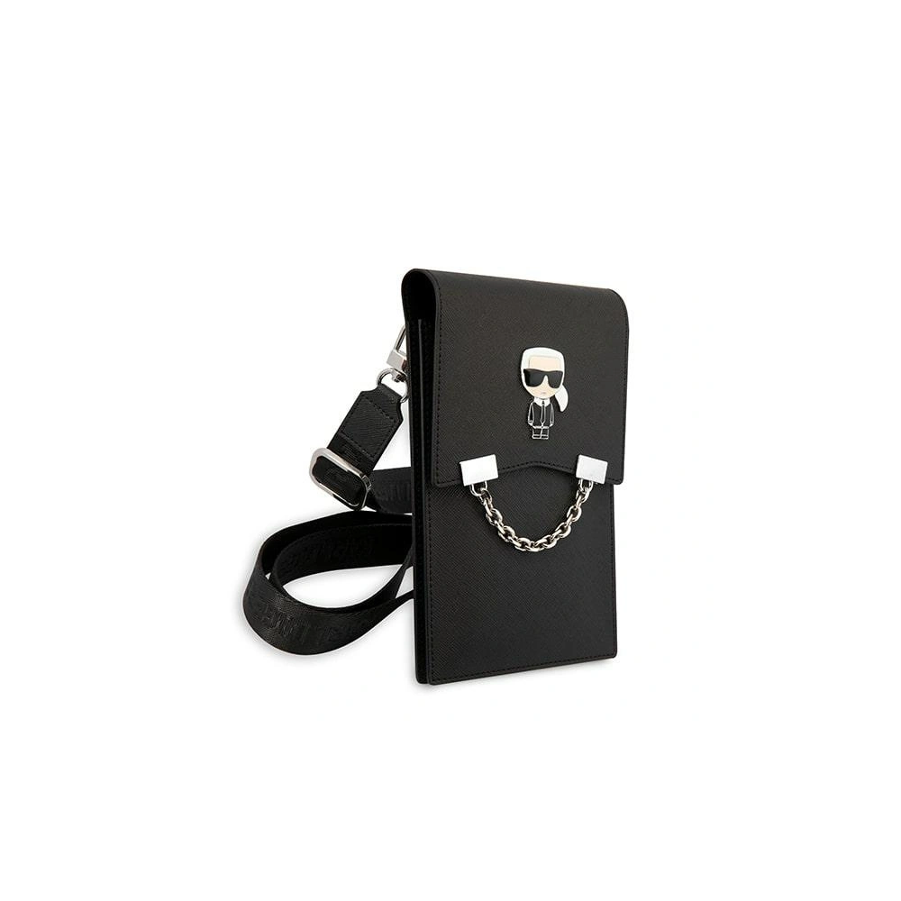 Torebka Karl Lagerfeld KLWBSAIPCK czarny/black Ikonik Karl Chain