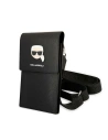 Tasche Karl Lagerfeld KLWBSAKHPK schwarz/black Metall Karl Kopf