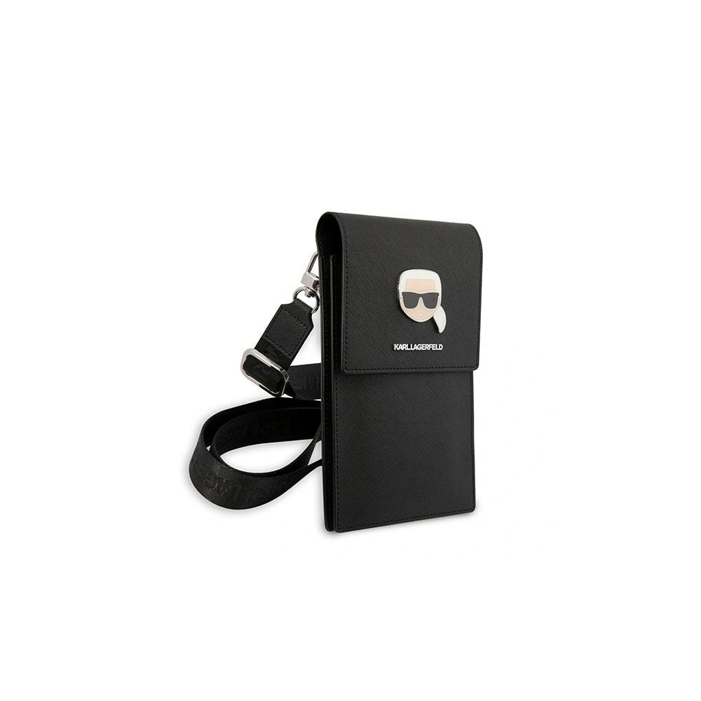 Torebka Karl Lagerfeld KLWBSAKHPK czarny/black Metal Karl Head
