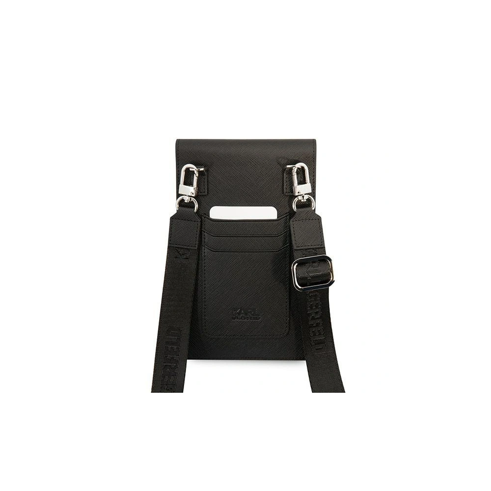 Torebka Karl Lagerfeld KLWBSAKHPK czarny/black Metal Karl Head