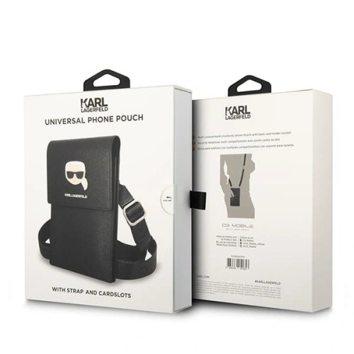 Kup Tasche Karl Lagerfeld KLWBSAKHPK schwarz/black Metall Karl Kopf - KLD1201 - {ean13} - Sklep Home Screen